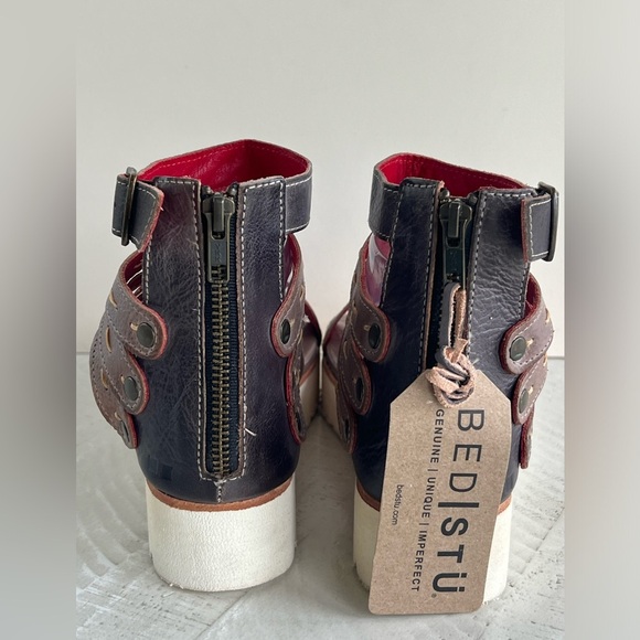 Women’s BedStu Artemia, Tonic Breeze Rustic Platform Gladiator Leather Sandals 9 - Picture 7 of 14